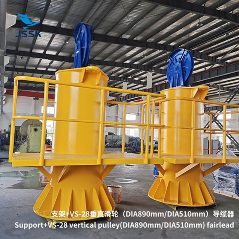 支架+垂直滑輪導纜器